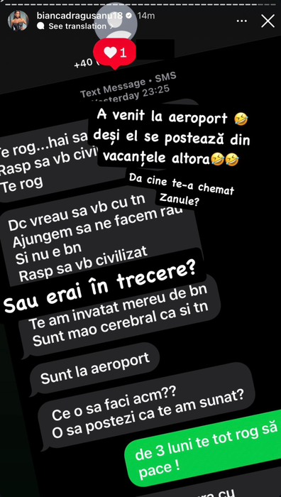 Gabi Bădălău a sunat-o pe Bianca Drăgușanu în miez de noapte! Vedeta și-a pulverizat fostul iubit: ”Ar trebui să auziți discursul unui personaj penibil și disperat”