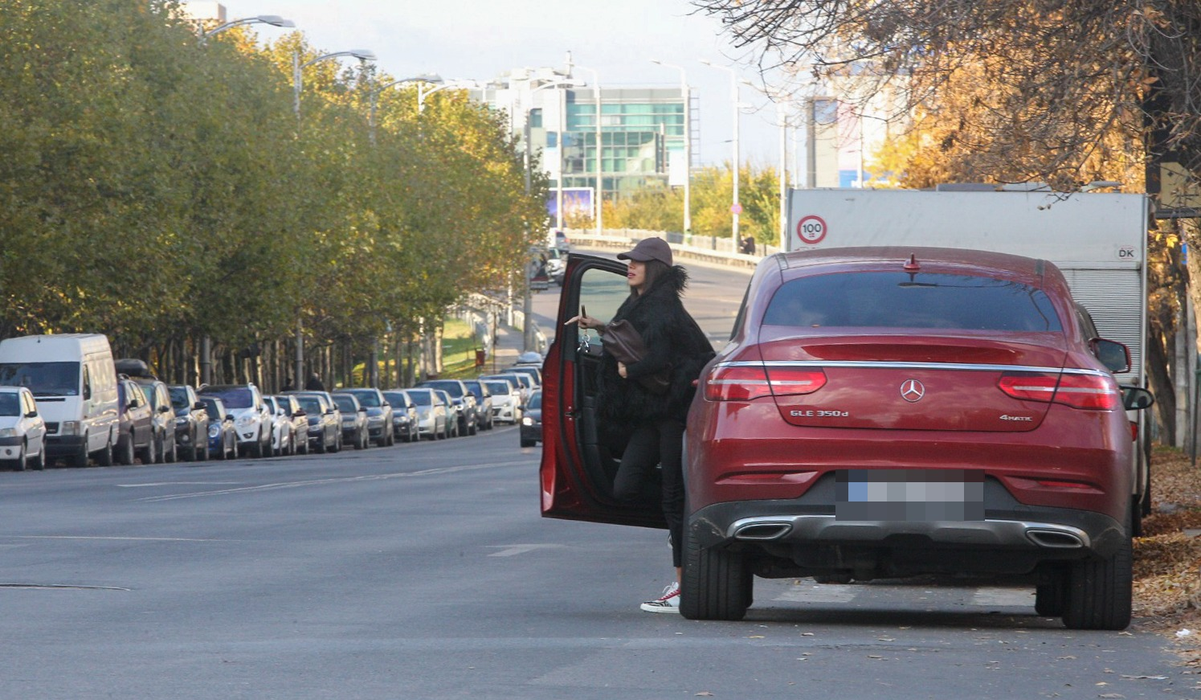 Denise Rifai, apariție în ton cu anotimpul, în zona de nord a Capitalei