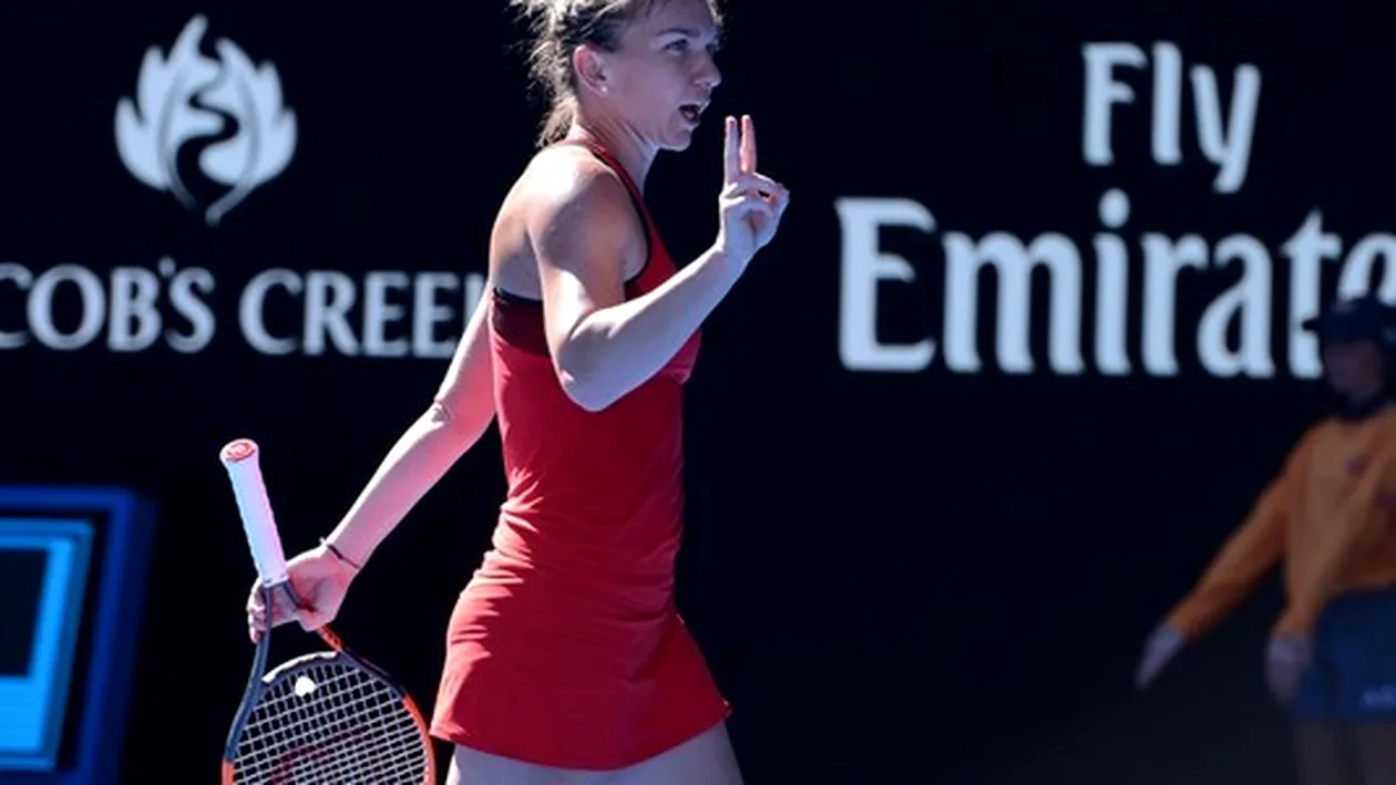 Fotografia anului! Cum a fost pozată Simona Halep în vestiar, imediat după calificarea dramatică de la Australian Open