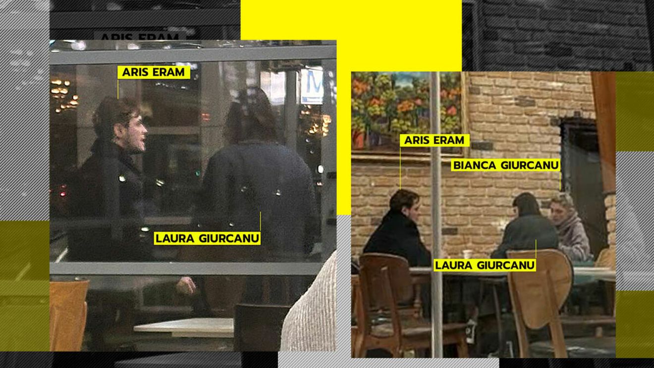 Aris Eram și Laura Giurcanu o "ard" turcește. Cumnățica a fost și ea prezentă: Duminica în familie la kebap!