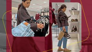 Simona Pătruleasa, super stylish la o sesiune de shopping în mall. Vedeta e “jobless”, dar "sparge" magazinele