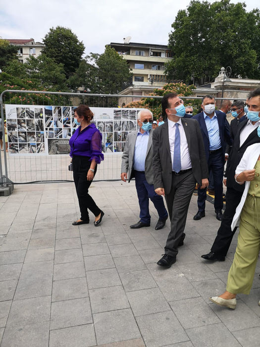 Ludovic Orban a vizitat șantierul de reabilitare a Cazinoului din Constanța. Lucrările de consolidare și restaurare, un proiect de anvergură al CNI