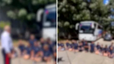 Elevi, umiliți în fața profesorilor. Copiii de la Fanfara Jegălia, în genunchi pe asfaltul fierbinte