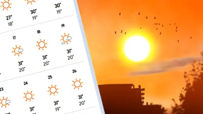 Temperaturi ciudate în luna IULIE 2025, în București, anunțate de meteorologii Accuweather