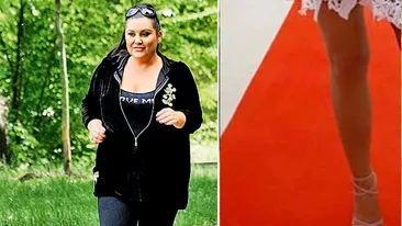 Bianca Rus a slăbit 60 de kilograme. Acum are picioare de manechin și poartă fustițe scurte. FOTO