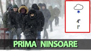 Meteorologii Accuweather au modificat prognoza. Pe ce dată exactă vin ninsorile în București