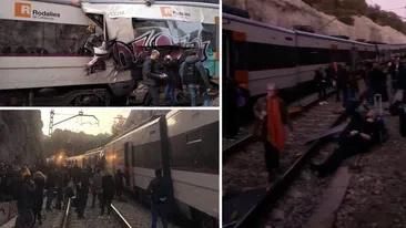 Grav accident feroviar în Spania. S-au ciocnit două trenuri regionale, iar bilanțul este tragic