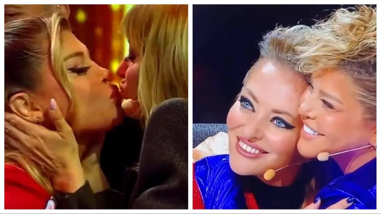 Delia și Loredana Groza, moment incendiar pe scena de la iUmor. S-au sărutat în direct!