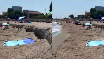 Fenomenul neobișnuit care distruge plajele de pe litoralul românesc! Ce este cliffing-ul și cum a apărut