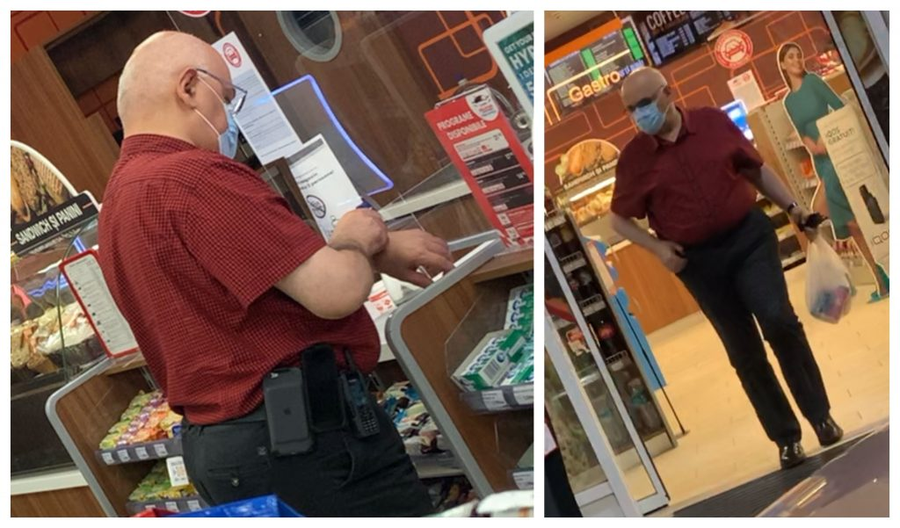 Raed Arafat, surprins de paparazzii CANCAN.RO în timp ce își făcea cumpărăturile “sub acoperire” într-o benzinărie de pe DN1