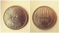 Dacă o ai prin casă, poți câștiga o mică avere! Suma fabuloasă cu care se vinde moneda de 100 de lei cu chipul lui Mihai Viteazul, în 2023