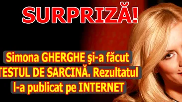 Simona GHERGHE şi-a făcut TESTUL DE SARCINĂ. Rezultatul l-a publicat pe INTERNET