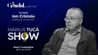 Marius Tucă Show începe marți, 7 noiembrie, de la ora 20.00, live pe gândul.ro. Invitat: Ion Cristoiu