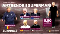 Trofee mici pentru antrenori SuperMari. Jose Mourinho, pe urmele lui Ferguson, Guardiola sau Lucescu