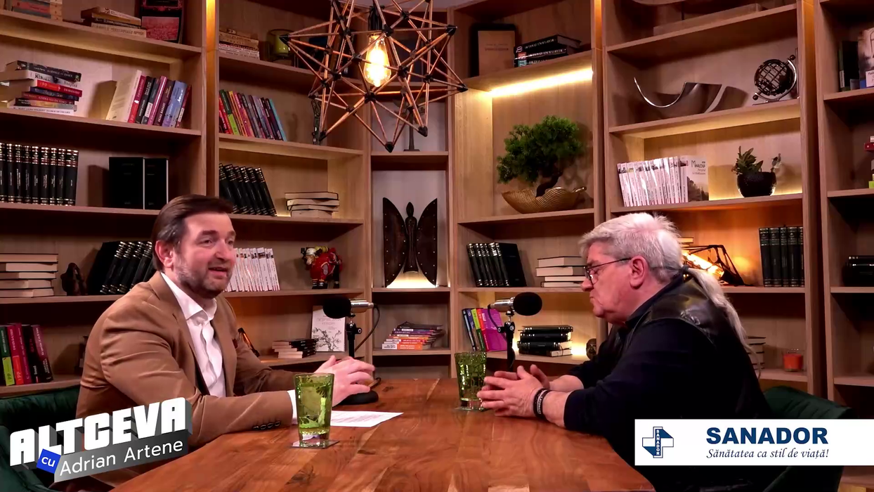 Podcastul poate fi urmărit integral pe canalul de YouTube ”ALTCEVA cu Adrian Artene” / (Sursa: Captură video)