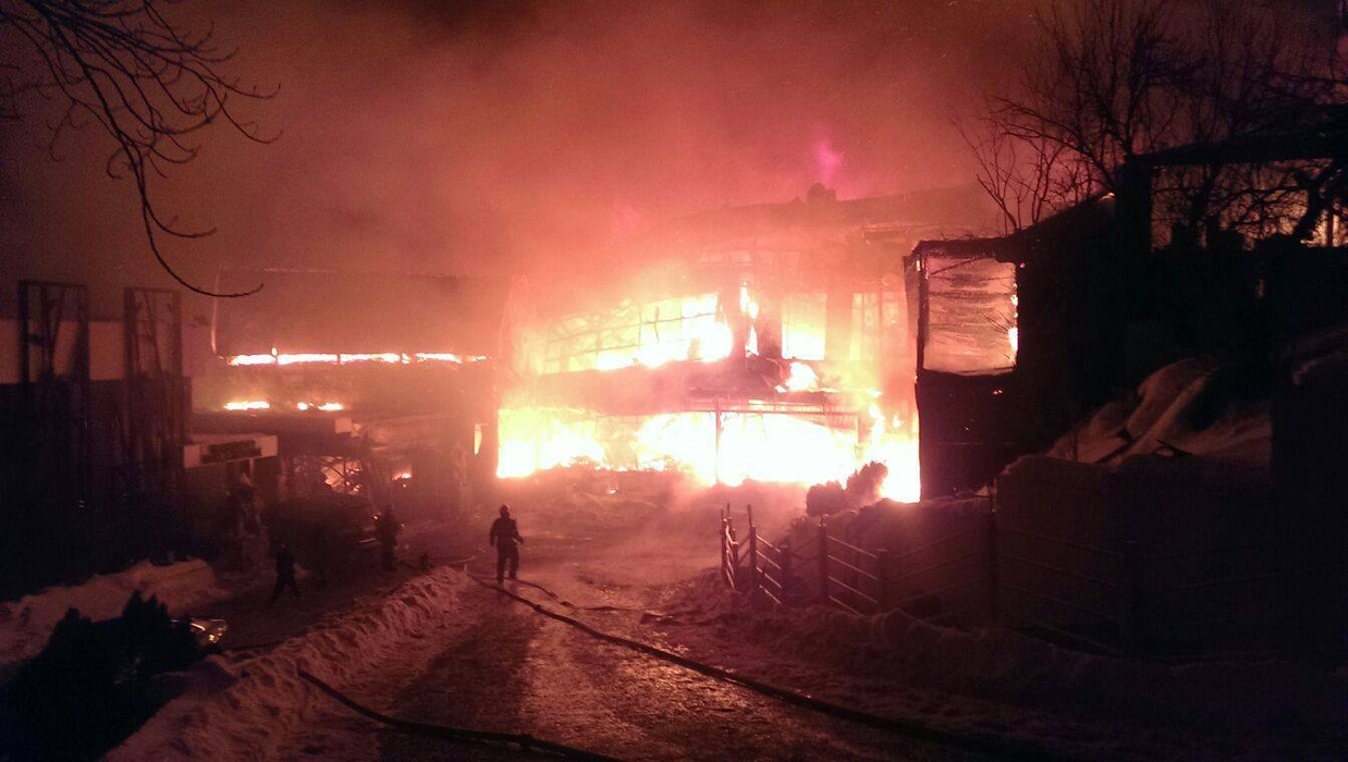 Imagini incendiu club Bamboo