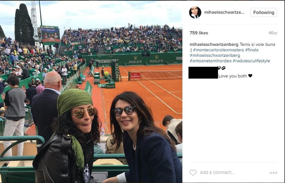 Mihaela Rădulescu și Antoaneta Mihordea, la o partidă de tenis