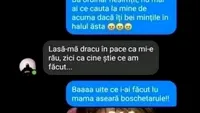 BANC | Nu mai ai ce căuta la mine, dacă îți bei mințile în halul ăsta. Uite ce i-ai făcut lu' mama aseară!