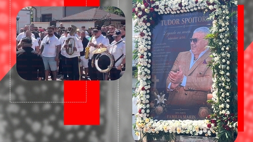 Tudor Spoitoru, condus pe ultimul drum de zeci de oameni. Gestul sfâșietor făcut de familie înaintea despărțirii definitive