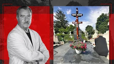 Ce s-a întâmplat la mormântul lui Costel Constantin, la un an de când s-a stins din viață. Cu cine a fost nora actorului ca să îi aprindă o lumânare. Fotografii exclusive