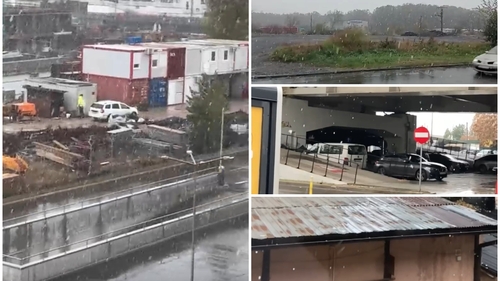 Prima ninsoare din acest sezon! Bucureștenii au fost luați prin surprindere de fulgii de nea
