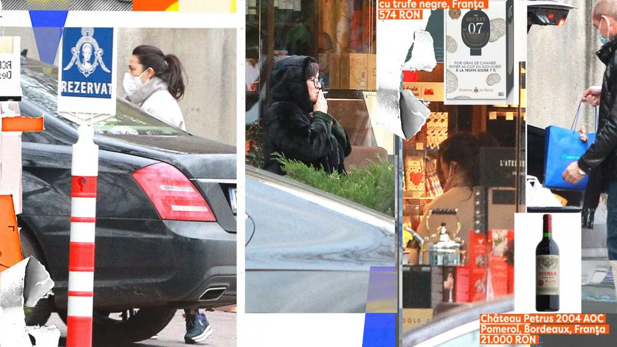 Doamna Vanghelie a ieșit la “vânătoare” de delicatese, la bordul unei limuzine de lux cu șofer