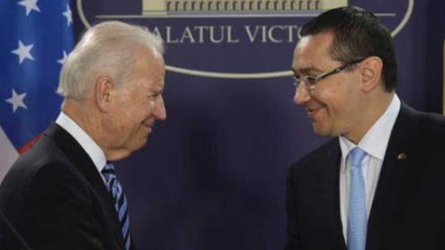 Vicepresedintele american, Joe Biden, l-a sunat pe Victor Ponta! Ce au discutat cei doi la telefon