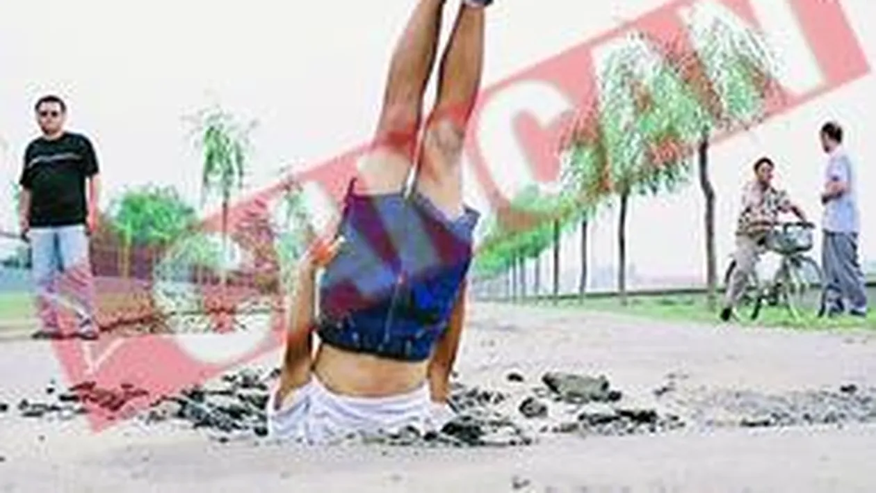 Isi risca viata pentru poze