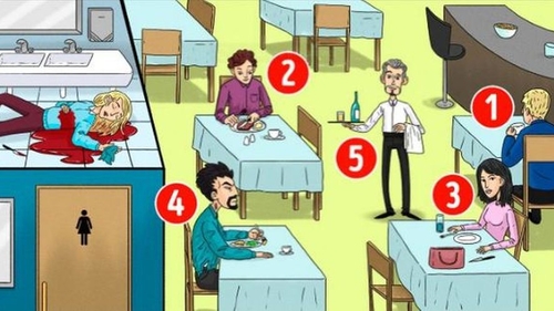 TEST IQ. Cine este criminalul din restaurant?
