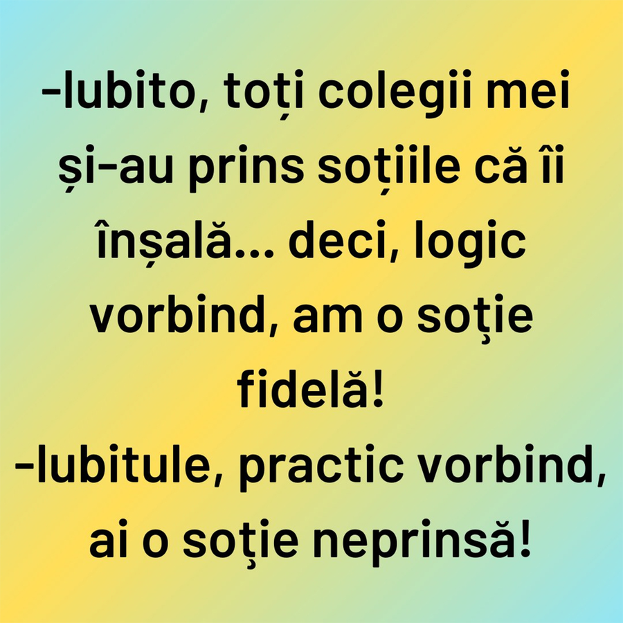 BANCUL ZILEI | Infidelitate feminină