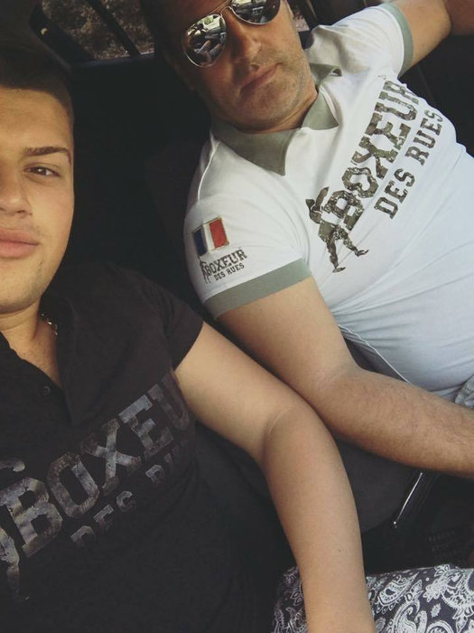 Teodor Costache alături de tată lui, în urmă cu 7 ani / sursă foto: Facebook