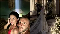 Alexandru Maxim și Cristina Roventa s-au cununat religios! Primele IMAGINI de la evenimentul fastuos