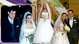 Cum au arătat Andreea Esca, Delia sau Andra când s-au căsătorit. Andreea Bănică a strălucit într-o rochie minusculă!
