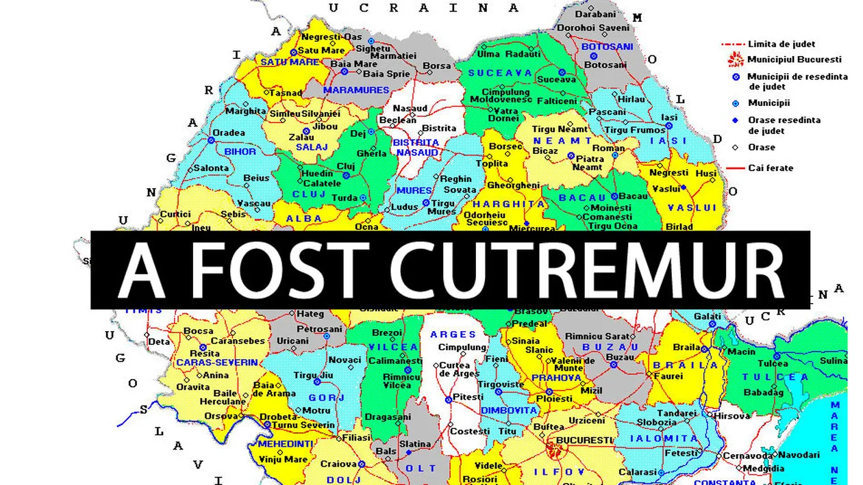 Cutremur serios în România, la ora 10:35. L-ați simțit?