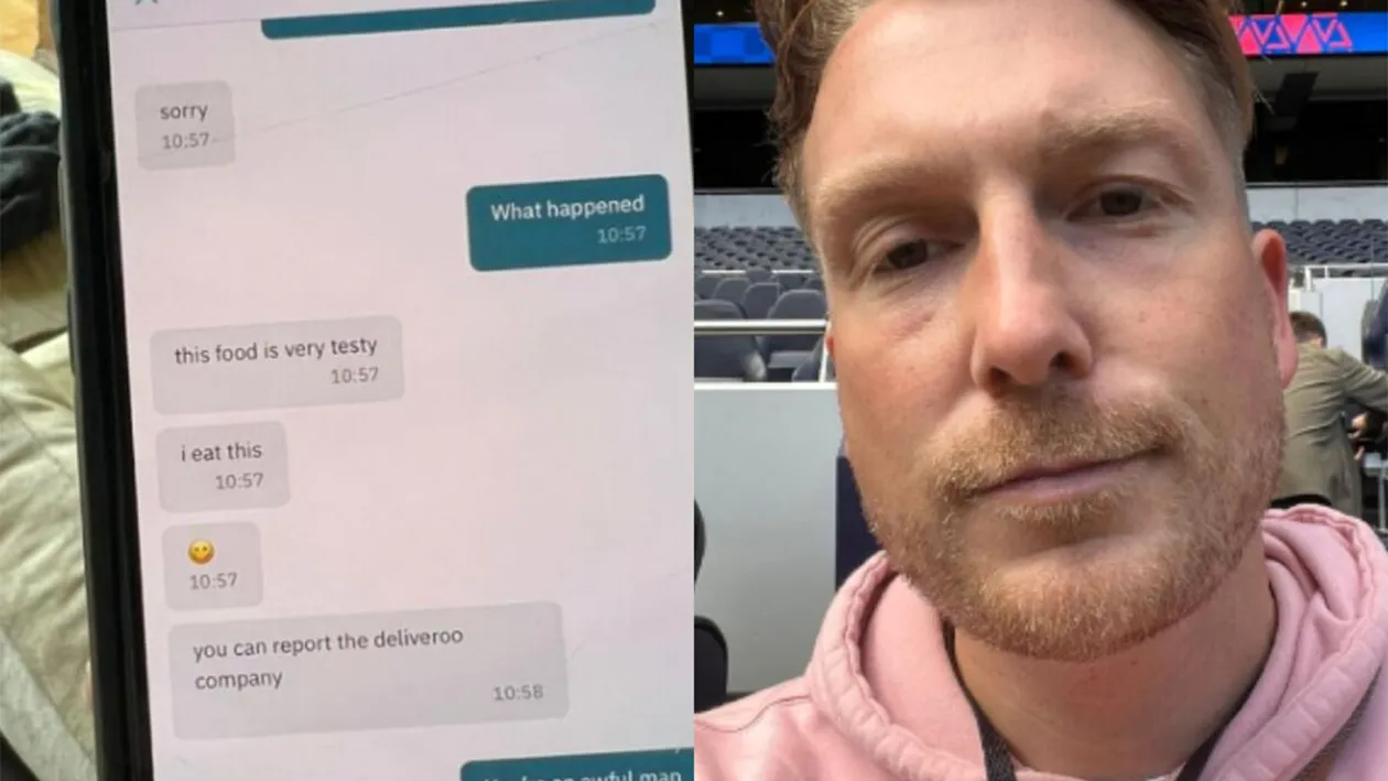 Ce mesaj bizar a primit un tânăr, de la livratorul care trebuia să îi aducă mâncarea acasă: Îmi pare rău, dar ți-am mâncat-o eu. Poți să mă..