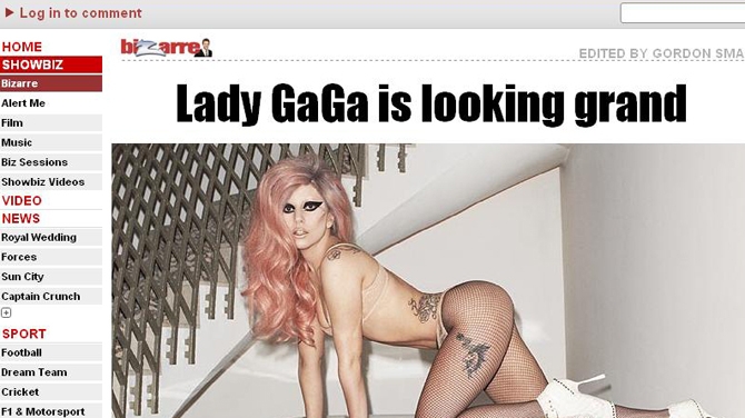 Lady Gaga a pozat din nou sexy: "Nu am operatii estetice"