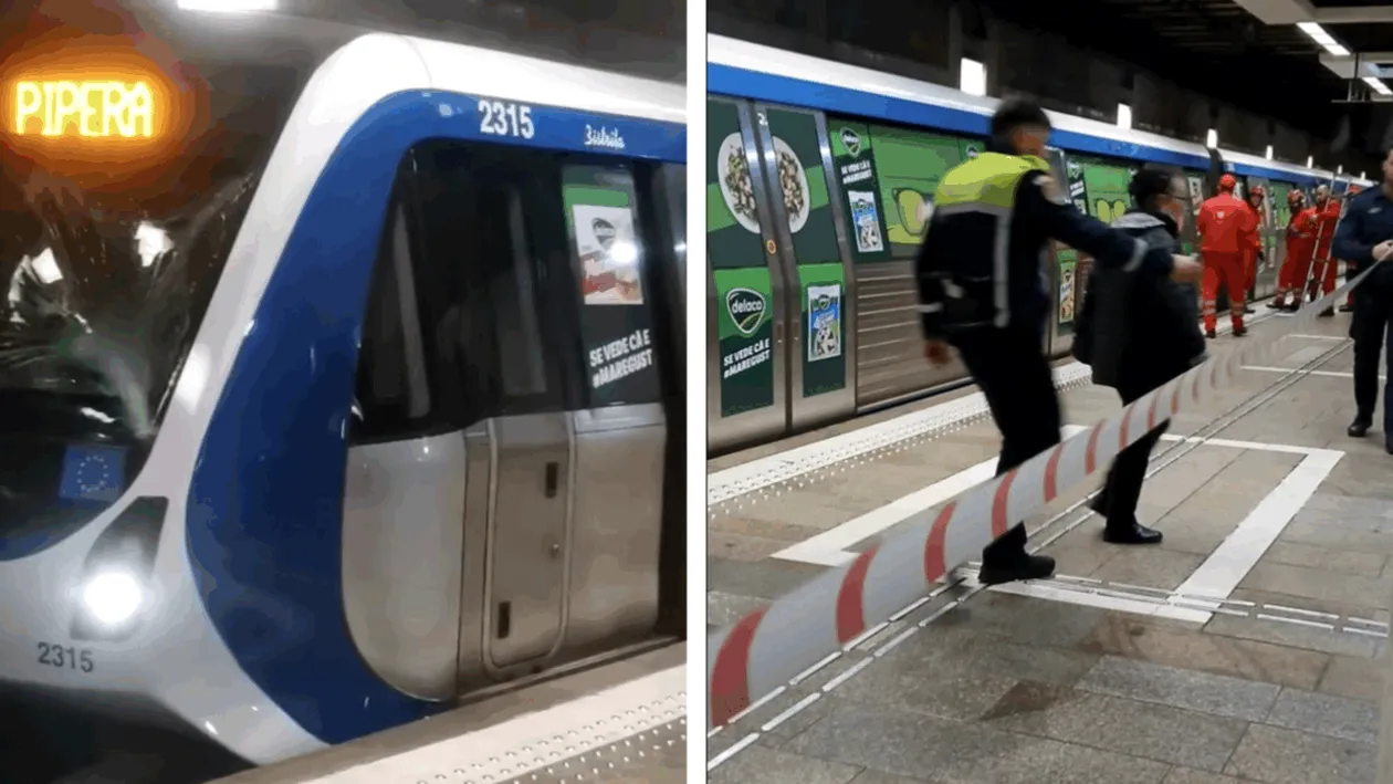 Știrea tristă a dimineții! Bărbat de 35 de ani, mort după ce s-a aruncat în fața metroului la Piața Unirii