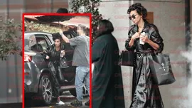 Ghenea-i Ghenea! Chiar și cu bigudiuri și-n papuci. După un weekend fierbinte pe cameră la Athenee Palace, diva a ieșit în sfârșit prin oraș