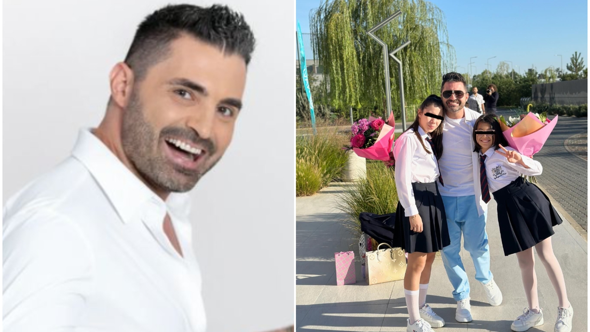 Fetele lui Pepe învață la o școală privată! Cât plătește anual artistul pentru Rosa și Maria