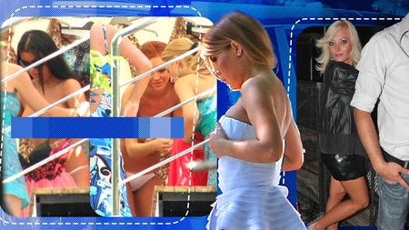 Show total în plină stradă! TOP 40 sexy-vedete dezbrăcate și descălțate! Gina Pistol, Bianca Drăgușanu, Delia și Daniela Crudu nu s-au ferit de ochii lumii