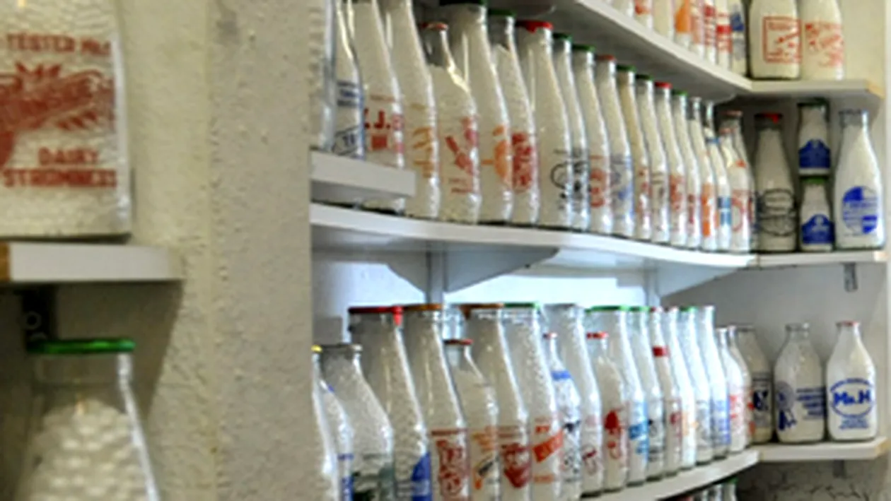 A refuzat 80.000 de lire pentru colectia de sticle de lapte