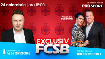 EXCLUSIV FCSB – ediție specială – azi de la 18:00. Un an fără Helmut Duckadam: Alexandra, soția Eroului de la Sevilla, este invitata emisiunii