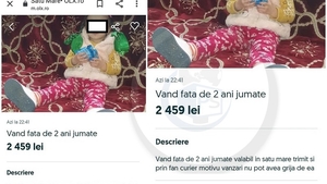 “Ofertă” incredibilă pe OLX. “Vând fată de doi ani și jumătate!” Care este explicația anunțului