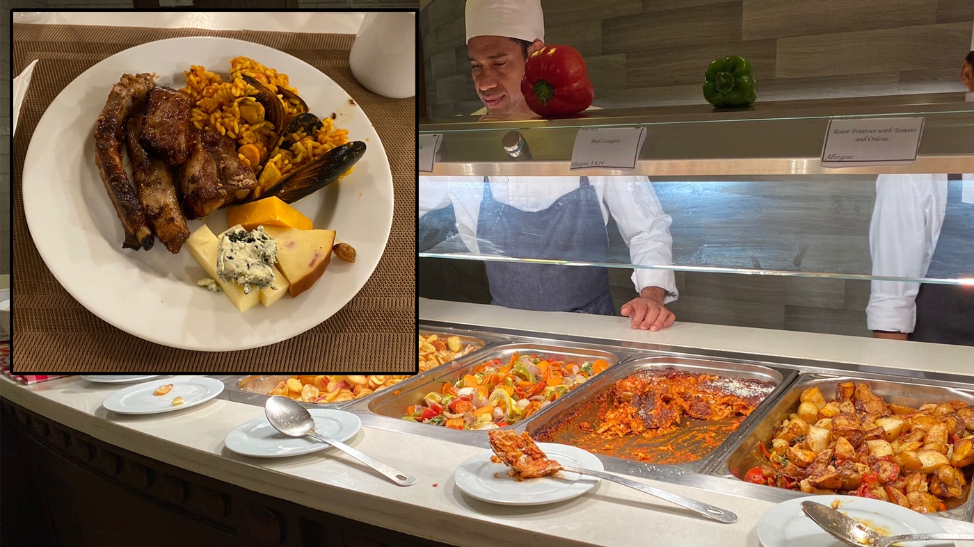 Așa arată un concediu de 8.200 lei în Malta! Ce au primit să mănânce doi turiști români în restaurantul unui hotel de 4 stele din Mellieha