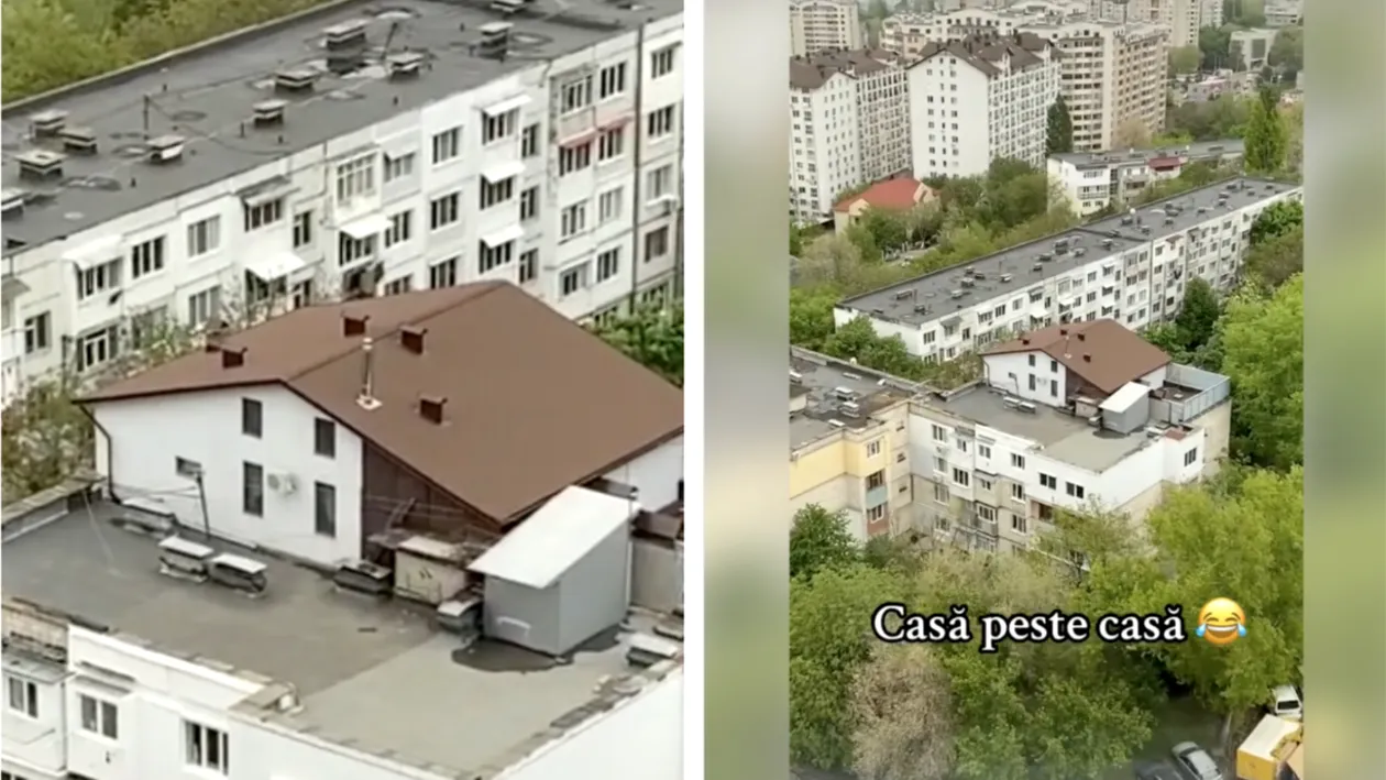 Asta e ultima! Cum arată vila cu mansardă, construită pe acoperişul unui bloc