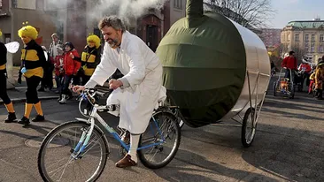 A fost inventata bicicleta cu sauna