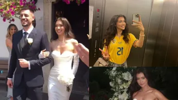 După Denis Drăguș și Ianis Hagi, un alt fotbalist s-a căsătorit! Cu ce se ocupă Mara, soția lui