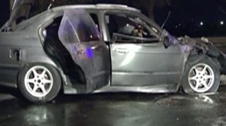 Soferul unui bolid a provocat un accident pe Soseaua Fundeni! Doua persoane au fost grav ranite!
