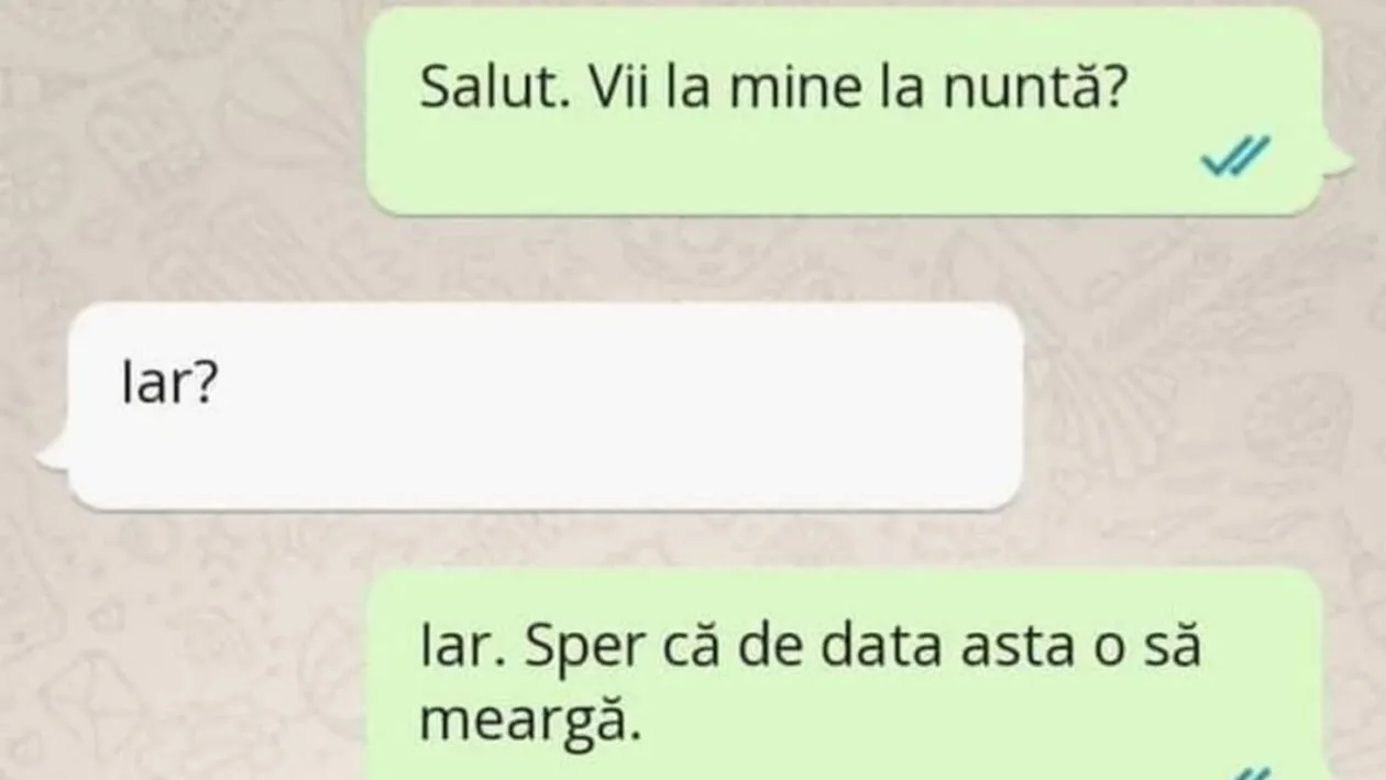 BANC | E a patra oară când mă chemi la tine la nuntă! De câte ori să-ți mai dau dar?