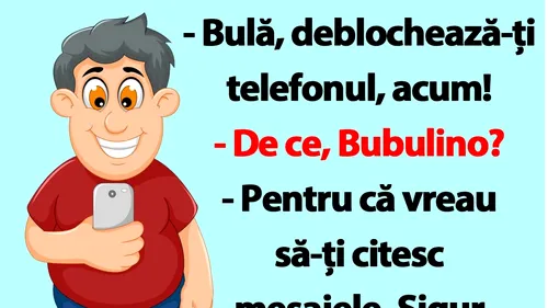 BANC | Bulă, deblochează-ți telefonul!